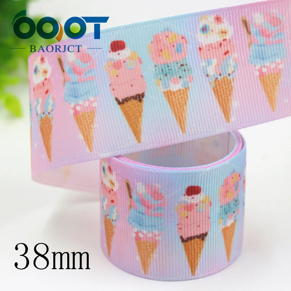 OOOT BAORJCT I-19920-2224, 25 мм, 38 мм 10 ярдов фрукты, торт, мультфильм печатных корсажные ленты, ленты ремесла, лук крышка DIY аксессуары