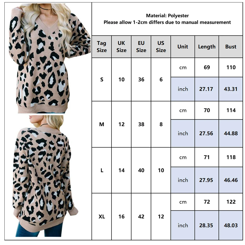 

NEW Winter Long Sleeve Sweaters Women Printed Pullovers Ladies Casual Long Sweaters Knitted V-neck Sweaters sueter