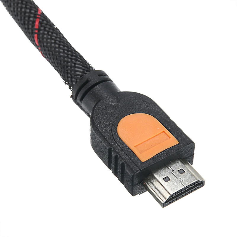 Кабель HDMI в оплетке короткий 1 4 В высокоскоростной Full HD TV 3D 1080P для ТВ XBOX SKY PS4 видео