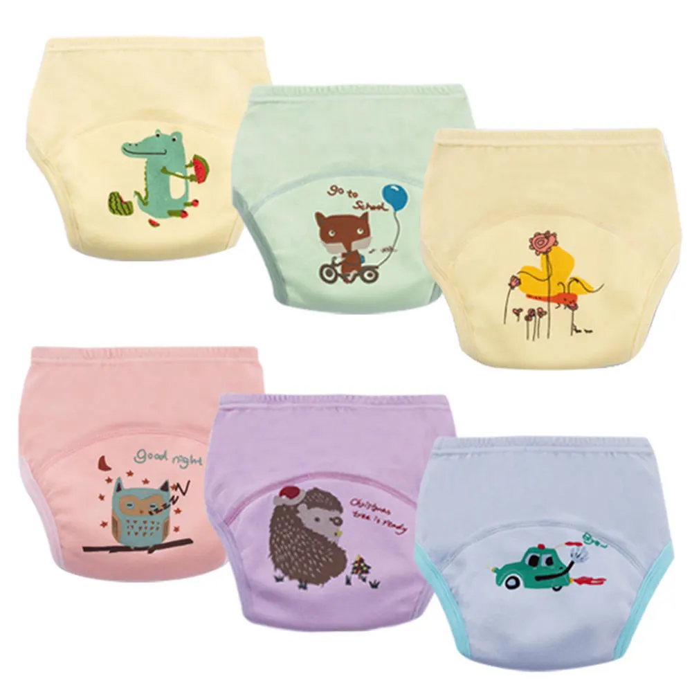 LOOZYKIT Breathable Baby Diapers Cover Reusable Toddler Cloth Diaper Nappy Kids Waterproof Training Pants Infant Children Shorts | Мать и