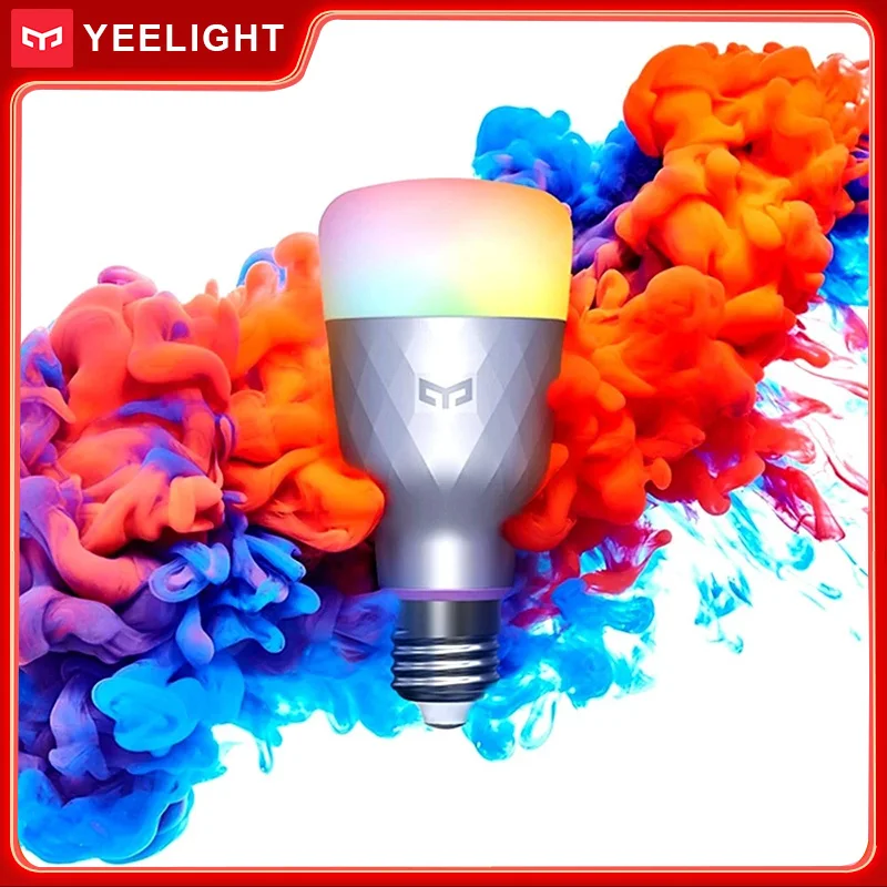 

Yeelight Smart LED Bulb 1SE 6W E27 650ml RGB Wifi Light Bulb Voice Control 16 Million Colors Music Sync YLDP001