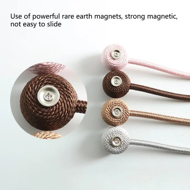 2 упаковки магнитных застежек для штор удобные застежки драпировки