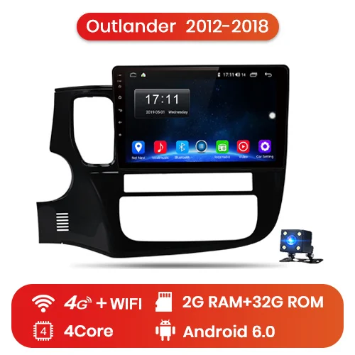 2-32G for 4G Junsun V1 2G+ 32G Android 9,0 DSP для Outlander 3 2012- автомобильный Радио Мультимедиа Видео плеер навигация gps RDS 2 din dvd - Цвет: 2-32G for 4G