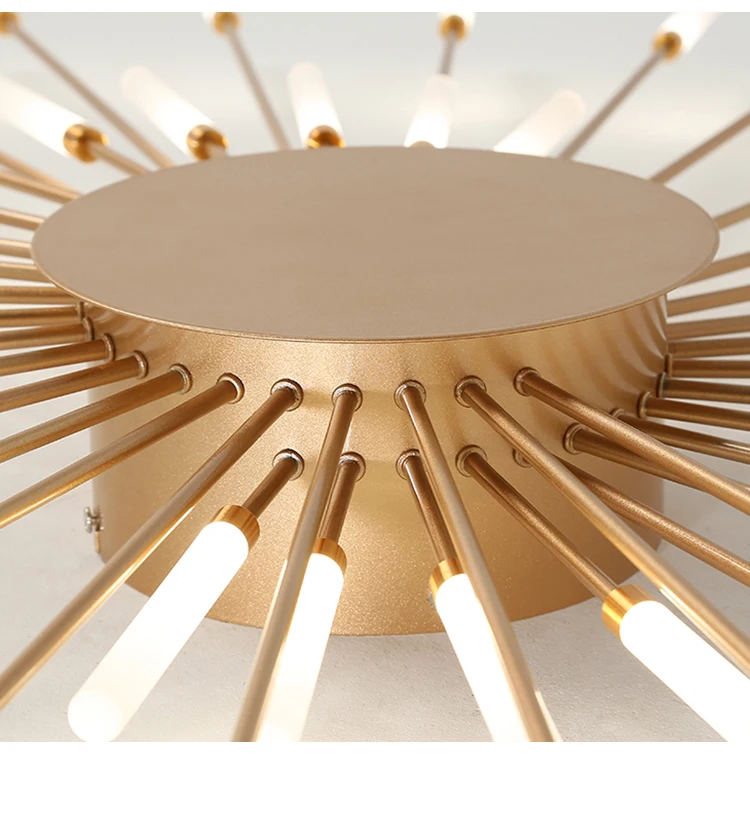 Modern Chandeliers Lights LED Luster Indoor Deco Lighting For Bedroom Hall Living Room Iron Acrylic Lamps Fixture Frame 220V chandelier light