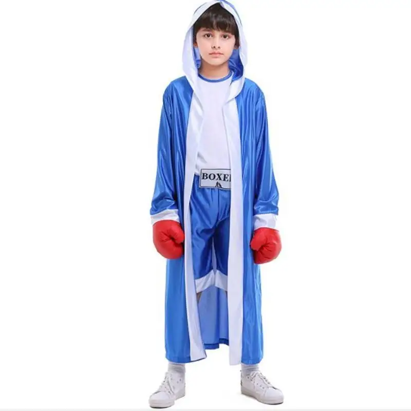 Новый костюм боксера для мальчиков на Хэллоуин детей детские боксерские игры