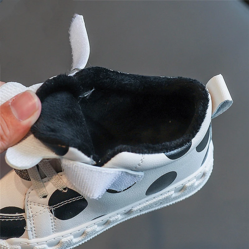 Детские кроссовки KushyShoo корейские повседневные с милой пандой для мальчиков и