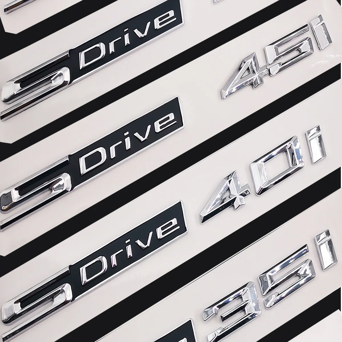 Car Styling Tail Badge for BMW X3 E83 F25 X4 F26 X5 E70 New Sdriver 20i 25i 28i 30i 35i 40i 48i 50i Stickers Emblem Logo Letter