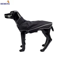ajustable pet dog outerwear raincoats outdoor waterproof jacket with reflector strip and leash hole for small medium large dogs