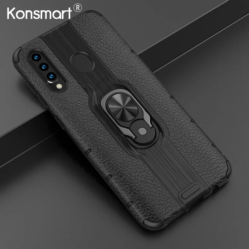 Магнитный противоударный чехол с кольцом держателем для Samsung Galaxy A50 новейший