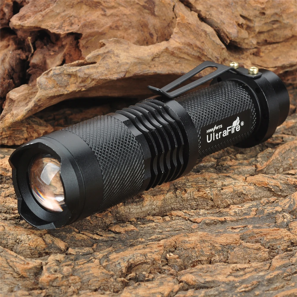 

UltraFire High Brightness LED Zoomable SK98 1000lm 3-Mode White Light Zooming Flashlight W/ XML-T6 For Night, Hiking,Rinding