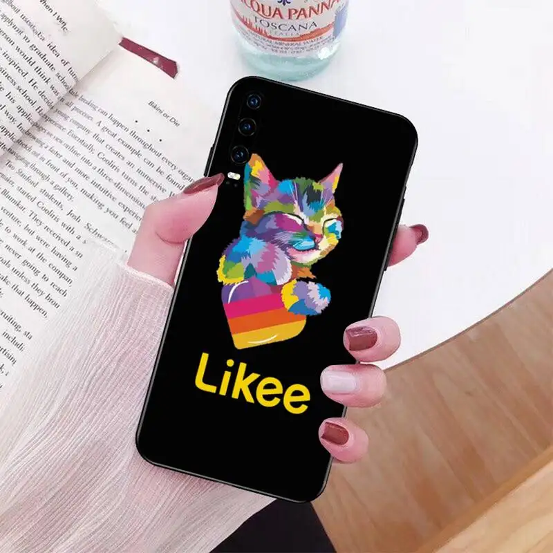 Мягкий силиконовый чехол PENGHUWAN likee из ТПУ с забавным котом для телефона Huawei P30 P20 lite