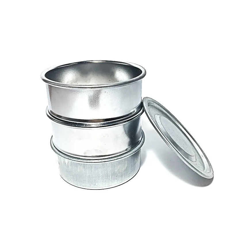 Крышка и лоток для диагностического сита. 10 см оцинкованная крышка дно