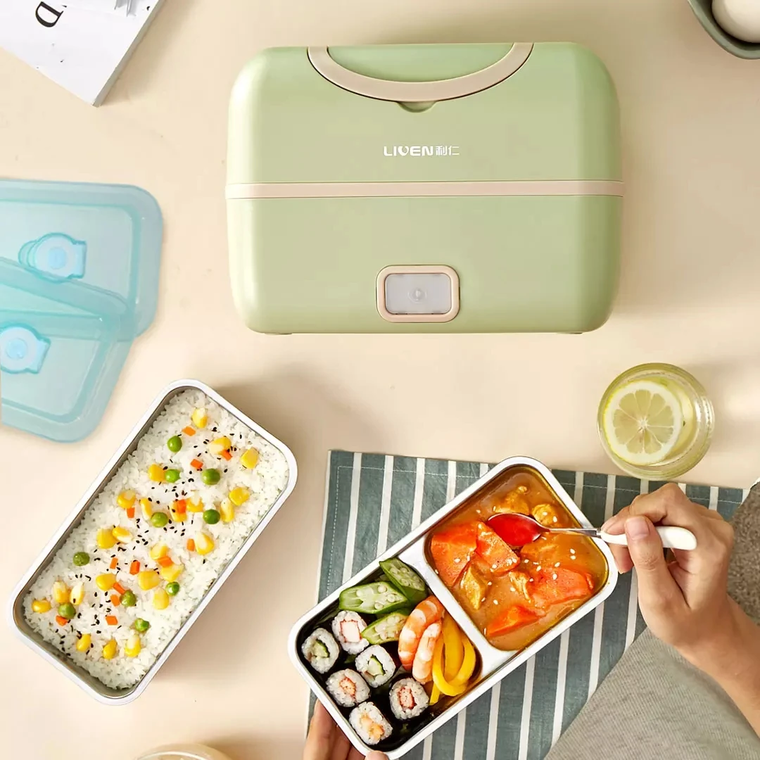 Портативный Электрический Ланч бокс Xiaomi Liren для приготовления пищи Вакуумный
