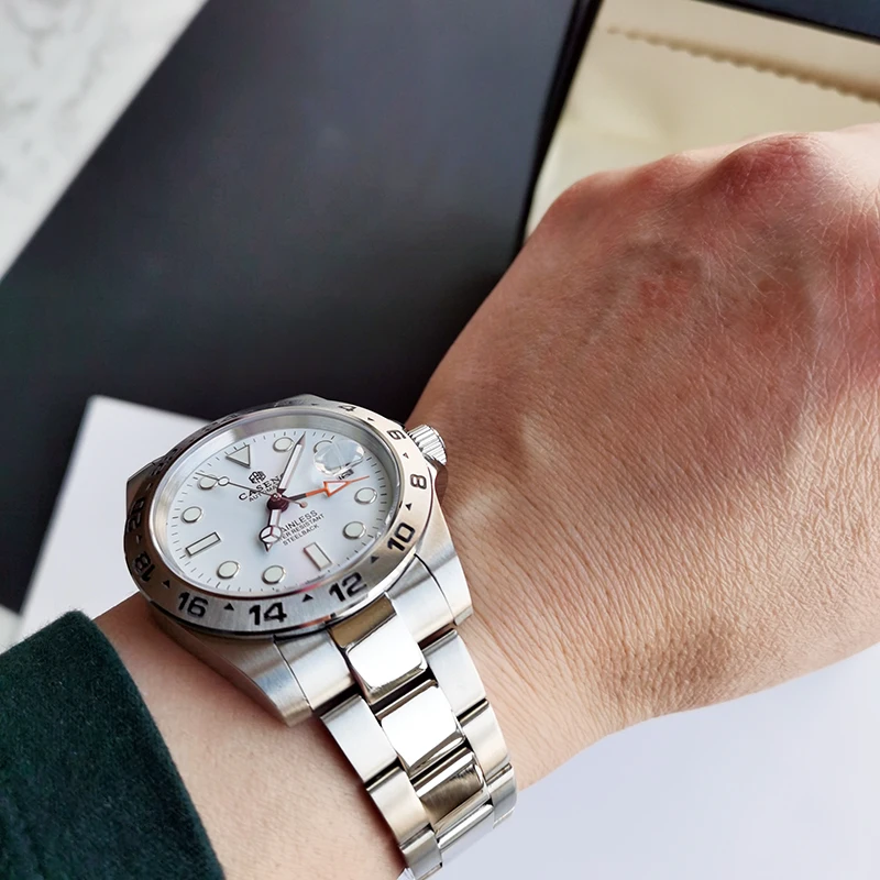 

New Men Vintage Automatic Watches Sapphire Crystal 300m WaterProof Mechanical Stainless Steel Wrist watch for Male birthday gift