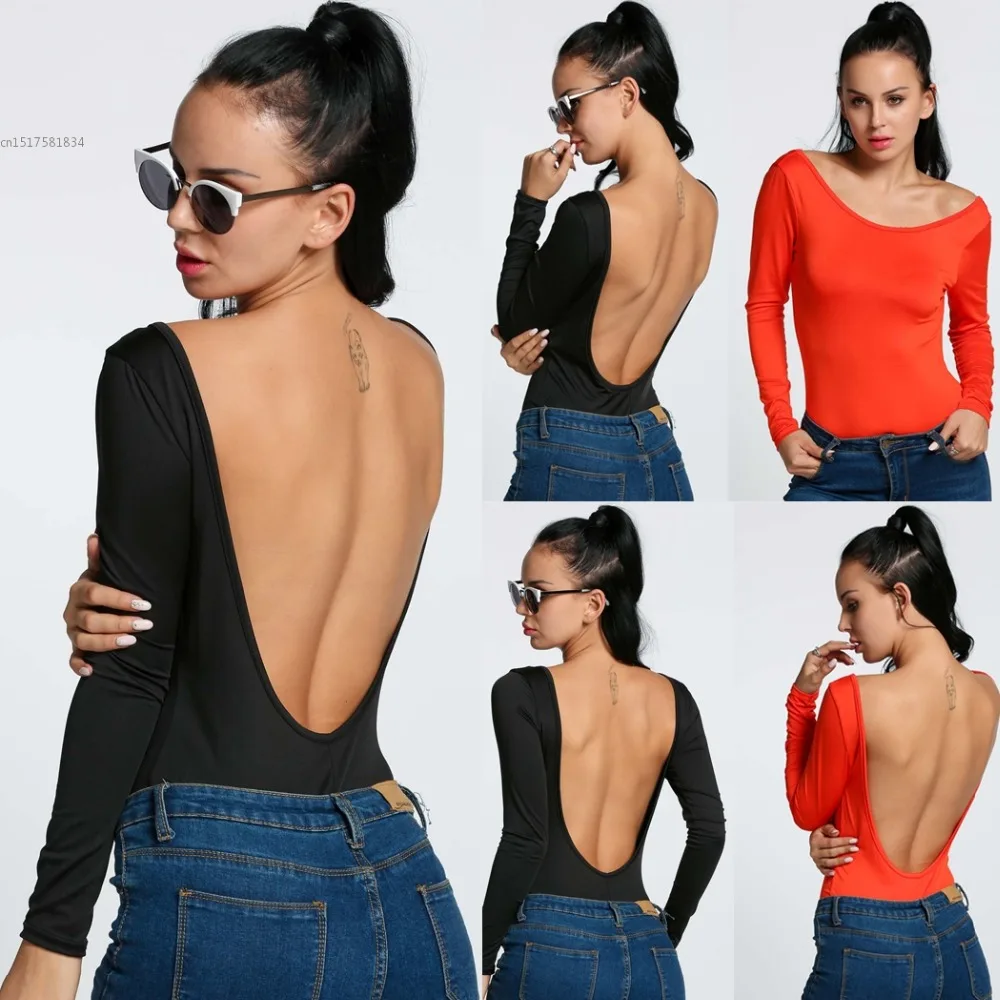 2020 лучший Лидер продаж Новые пикантные Для женщин с длинным рукавом и низким