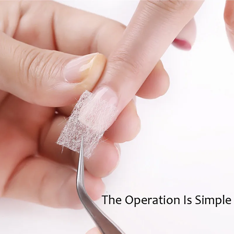 10/20 шт. шелковые из стекловолокна для наращивания ногтей форме французского