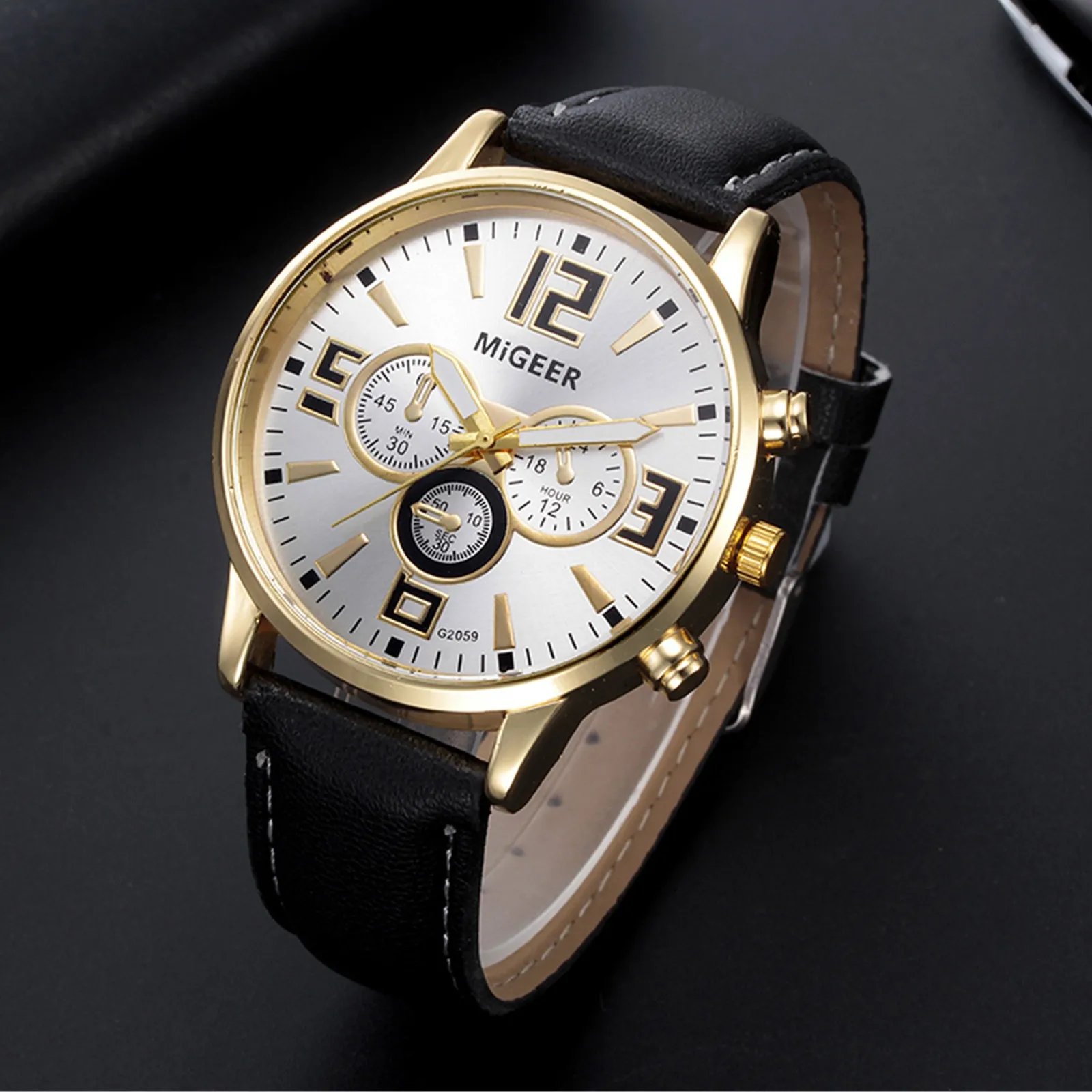 

Luxury Men's Watches Sleek Minimalist Fashion With Strap Dial Men's Quartz Gift Watch Casual Fashion Bracelet Wristwatch Reloj