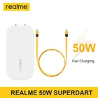 Зарядное устройство Realme Superdart 50 Вт, быстрая зарядка Qc Pd Pps Supervooc для Realme 8 Pro 7 Pro Gt Neo X7 Q3 X50 Pro X3 6 Pro