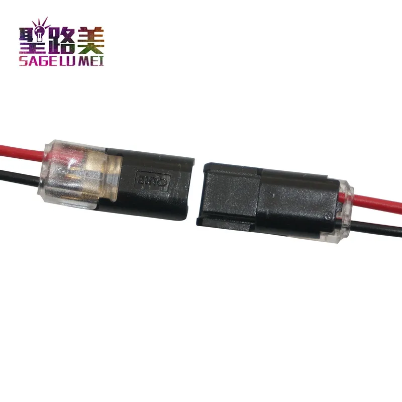 2-контактный пружинный соединительный провод 2 шт. без сварки винта быстрый