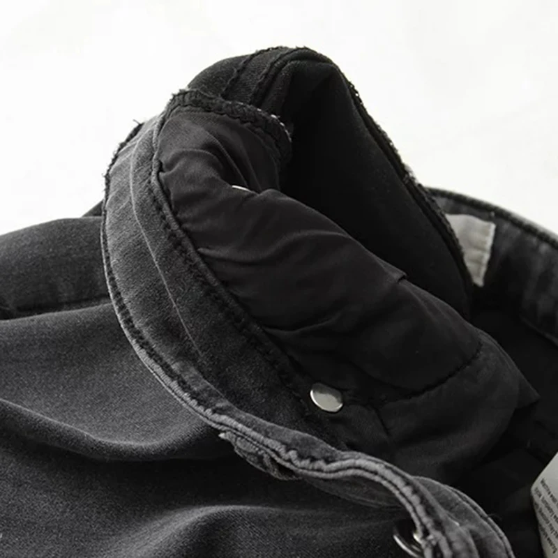 GOPLUS черные джинсы женскиебольшие размеры с высокой талией брюки женские