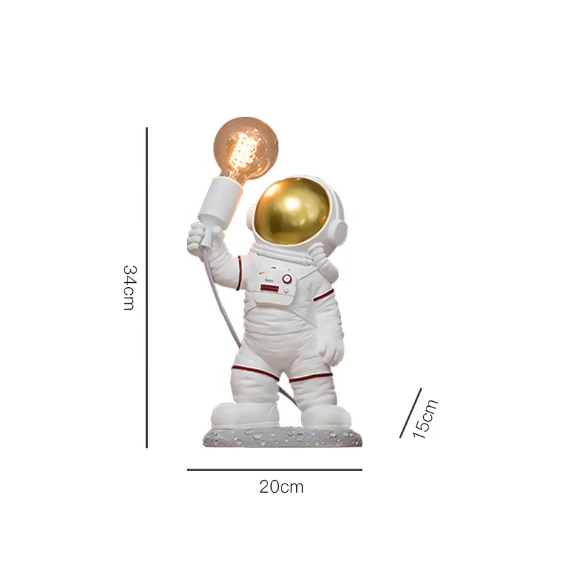Скульптура космического человека статуя астронавта 3D печать луна ночник ins