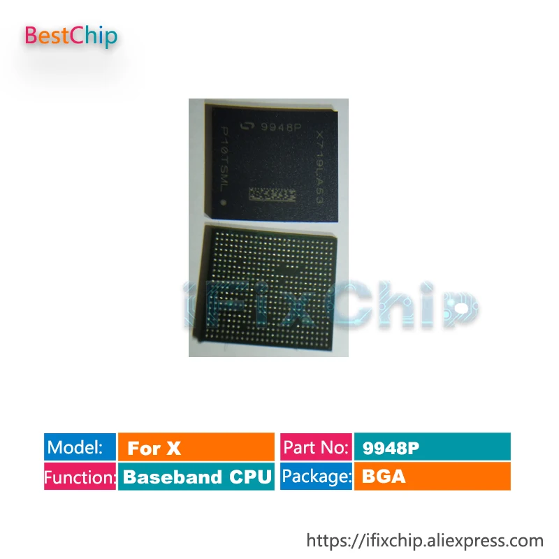 10pieces/Lot U_BB_K PMB9948 For iphone X BASEBAND CPU Power IC Chip 9948P