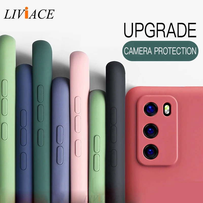 new liquid silicone phone case for xiaomi poco m3 global original soft camera protective back cover cases on poco m3 coque funda free global shipping
