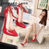 leopard land women sexy high 16cm heels supply nightclubs plus size high heeled shoes t stage catwalk red sexy heels wz a16