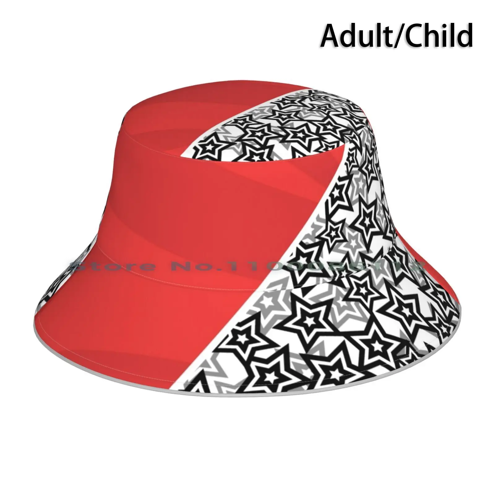 

Phantom Thief Bucket Hat Sun Cap Phantom Thief P5 Persona Stars Red Foldable Outdoor Fisherman Hat