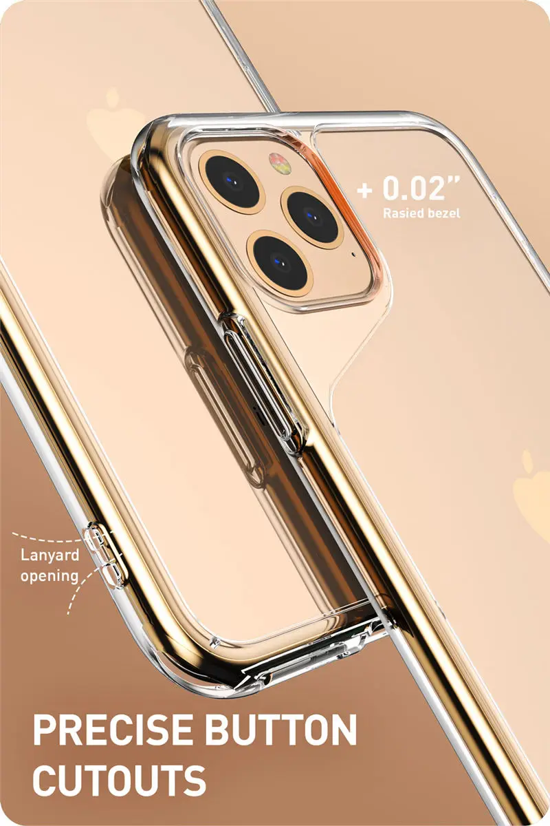 Чехол для iPhone 11 Pro Max 6,5 Дюймов( выпуск) i-Blason Halo серии устойчивый к царапинам ТПУ бампер+ прозрачная задняя крышка чехол