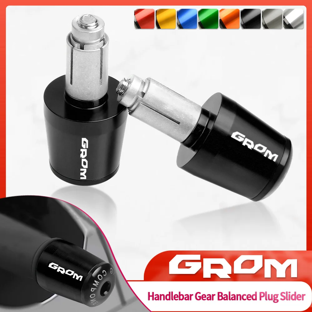 

7/8" 22MM Handlebar Hand Grips Handle Bar End Motorcycle Accessories For Honda GROM MSX125 MSX 125 2014 2015 2016 2017 2018 2019