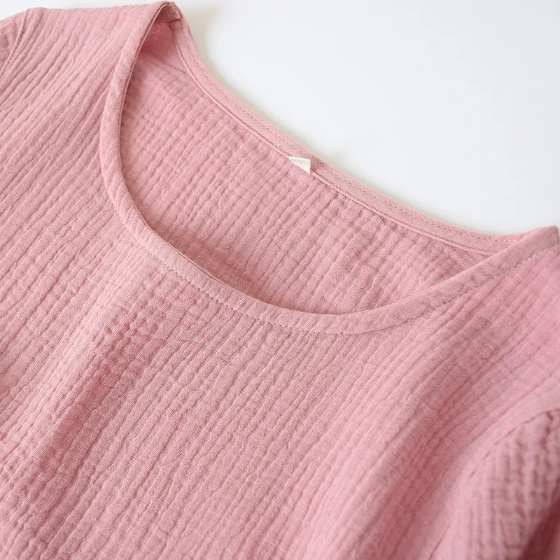 Women's Nightgown Soft Cotton Sleep Shirt Round Neck Short Sleeve Loose Comfy Pajamas Dress Casual Sleepwear Lounger House Dress