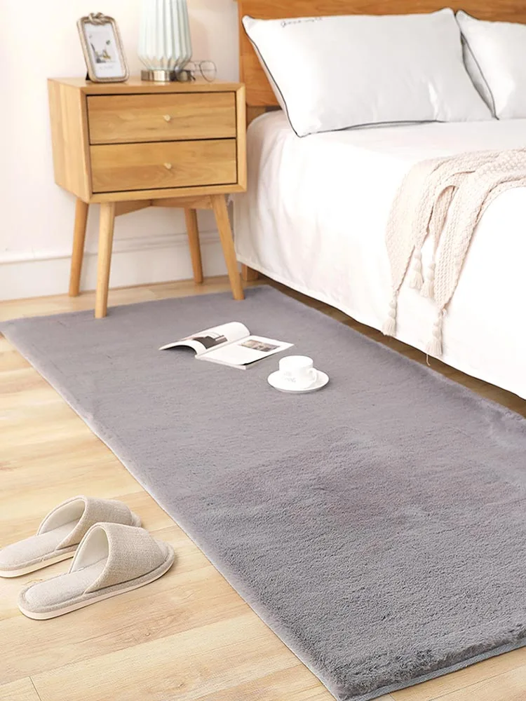 Ковер для спальни мягкие пушистые коврики с имитацией кроличьего меха в