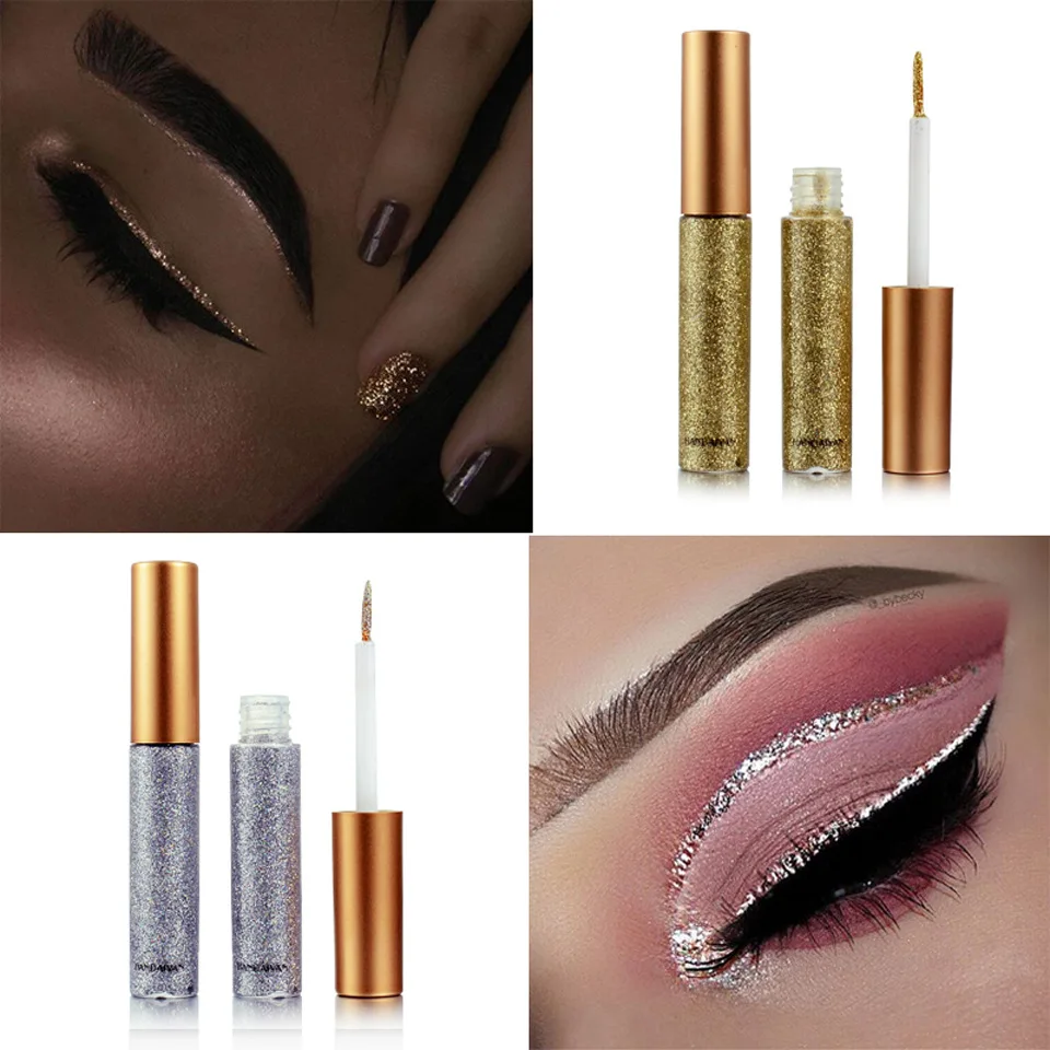 10 Colors/set Glitter Eyeliner Liquid Golden Red Blue Shiny Eyes Flash Waterproof Long-lasting Makeup |