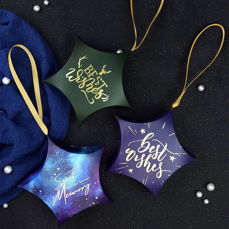 50 шт. в форме звезды коробка для конфет звездное небо спасибо свадебные сувениры