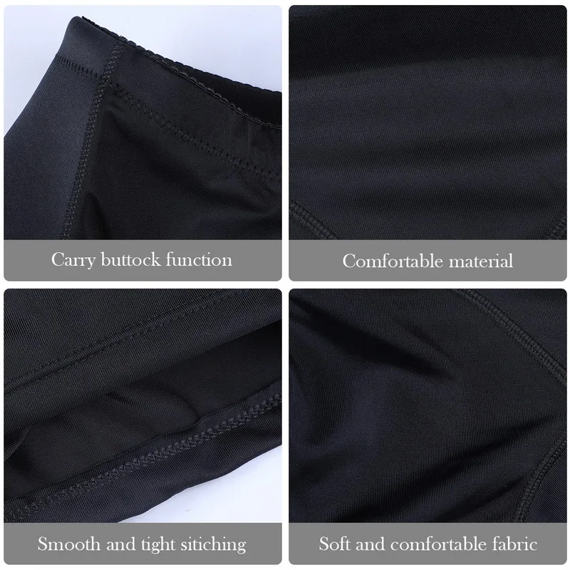 

WENYUJH Women Padded Butt Hip Enhancer Panties Shaper Women Control Underwear Sexy Black White Summer Pants Safe Panties