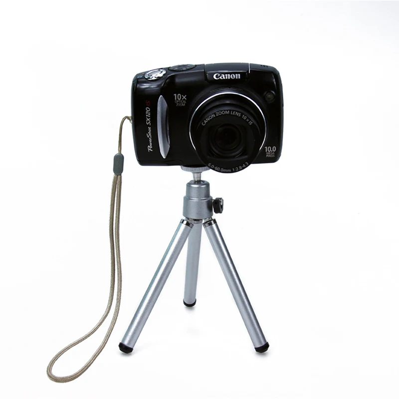 Выдвижной 3-секционный регулируемые ножки мини-штатив держатель алюминиевый