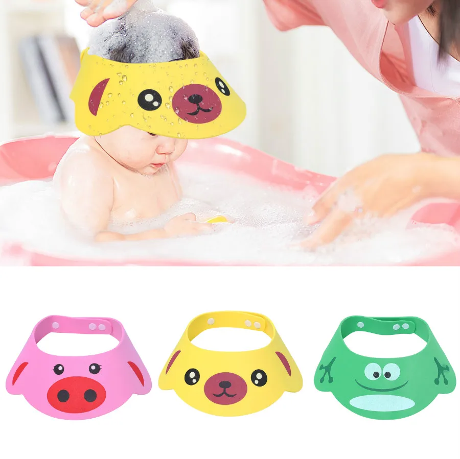 Детские Регулируемые мягкие шапочки для шампуня PUDCOCO защитные колпачки ванны и душа детей|Шапочка головы| |