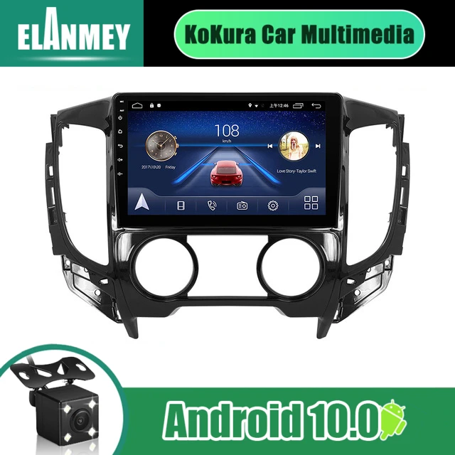 Автомагнитола Mitsubishi TRITON L200 MT стерео система на Android 10 с 9 &quotэкраном Wi Fi GPS Bluetooth