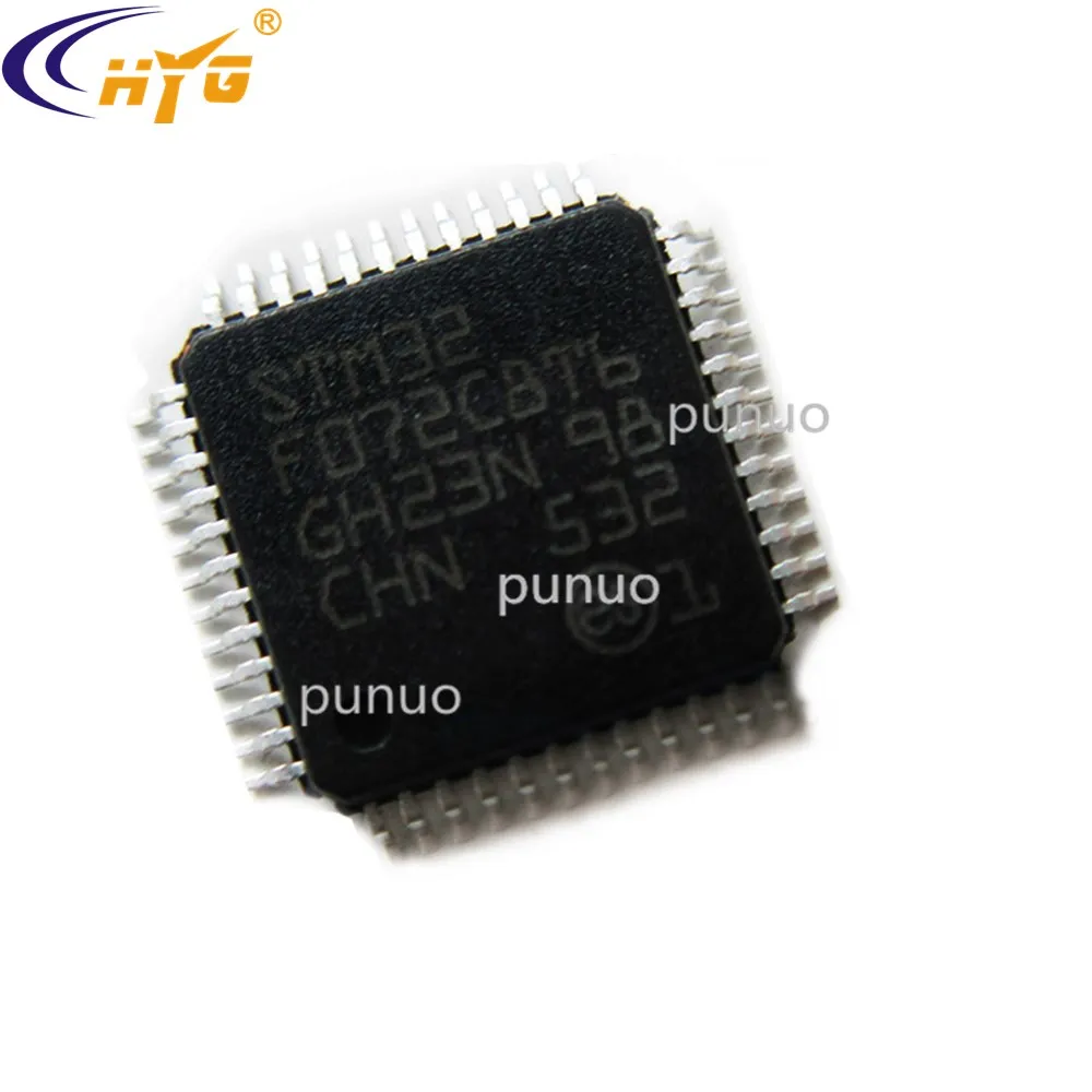 Оригинальный аутентичный STM32F072C8T6 Инкапсуляция LQFP 48 32 бит микроконтроллер 128K