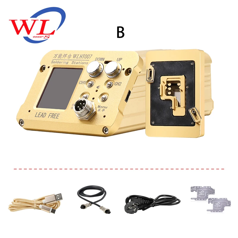 Package B WL HT007 многоцелевой паяльная станция для iphone X XS MAX материнская плата универсальная сварочная платформа станция для демонтажа - Цвет: Package B