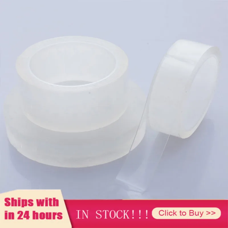 Двусторонняя клейкая лента для лица прозрачная многоразовая водонепроницаемая