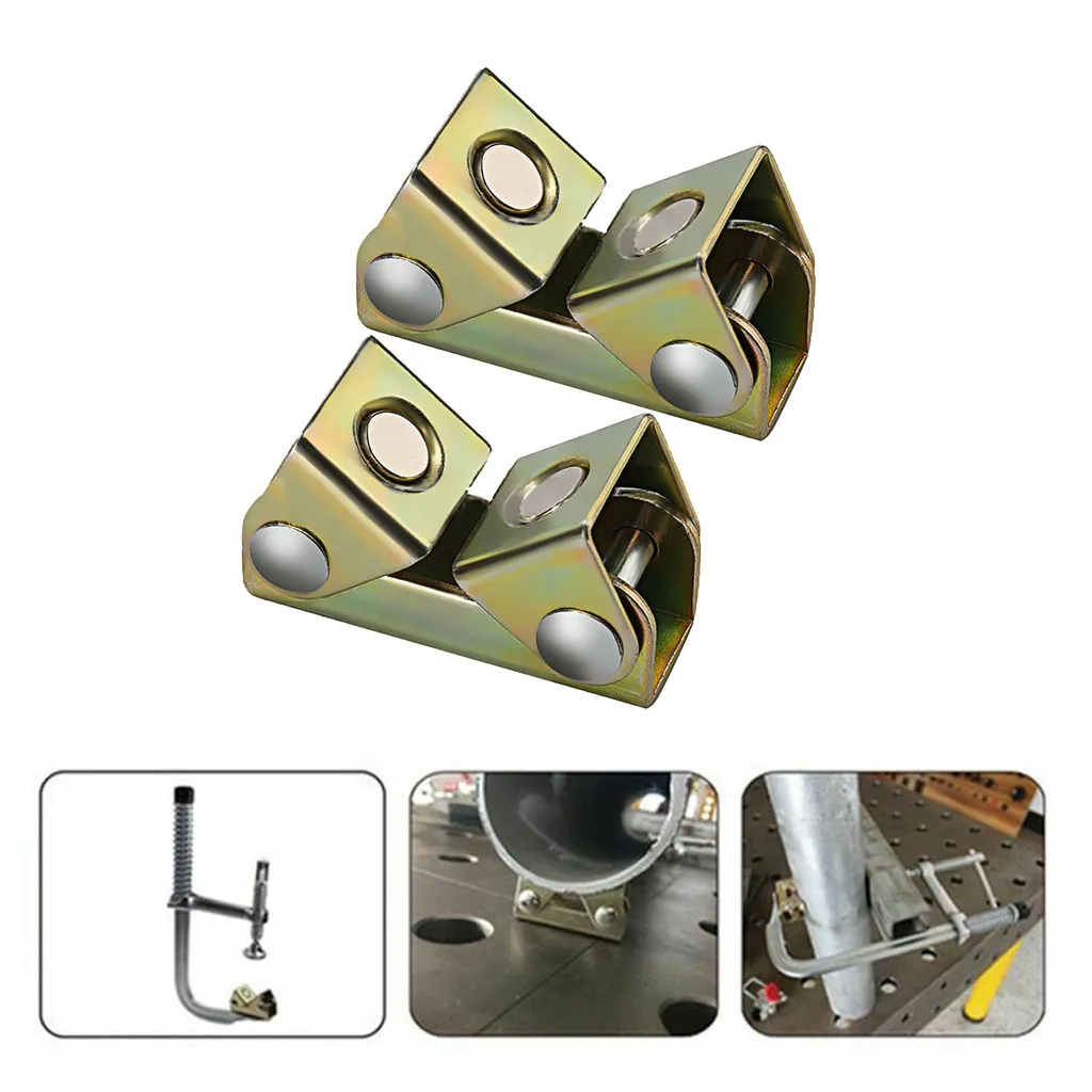 2 шт. V образный Магнитный сварочный держатель зажимы подвеска крепление