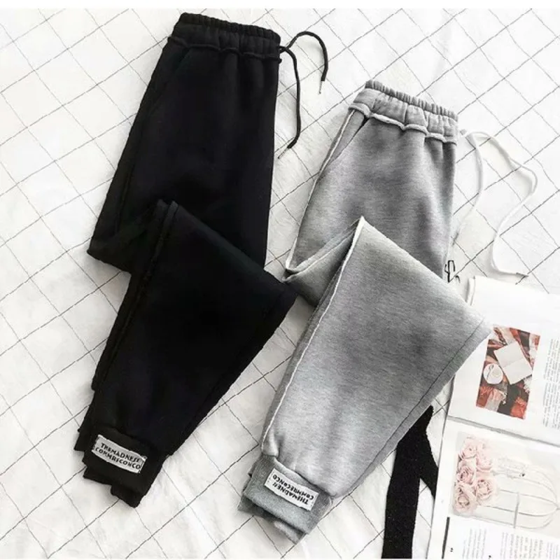 Женские брюки панталоны на весну и осень повседневные свободные