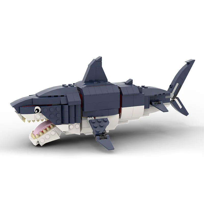 Конструктор MOC креативные животные доисторические морские существа Megalodon очень