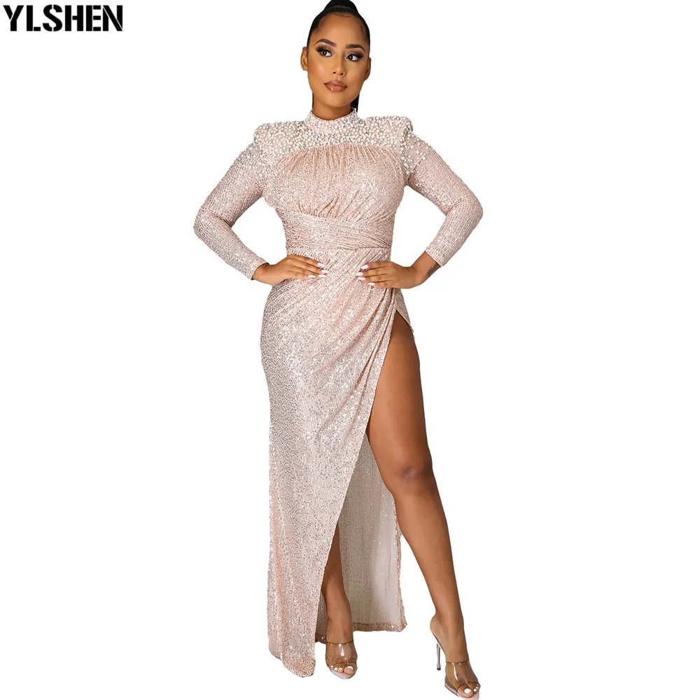 

Женские платья с блестками в африканском стиле; Коллекция 2021 года; Сезон весна-осень; Одежда в африканском стиле; Вечерние платья макси; Модн...