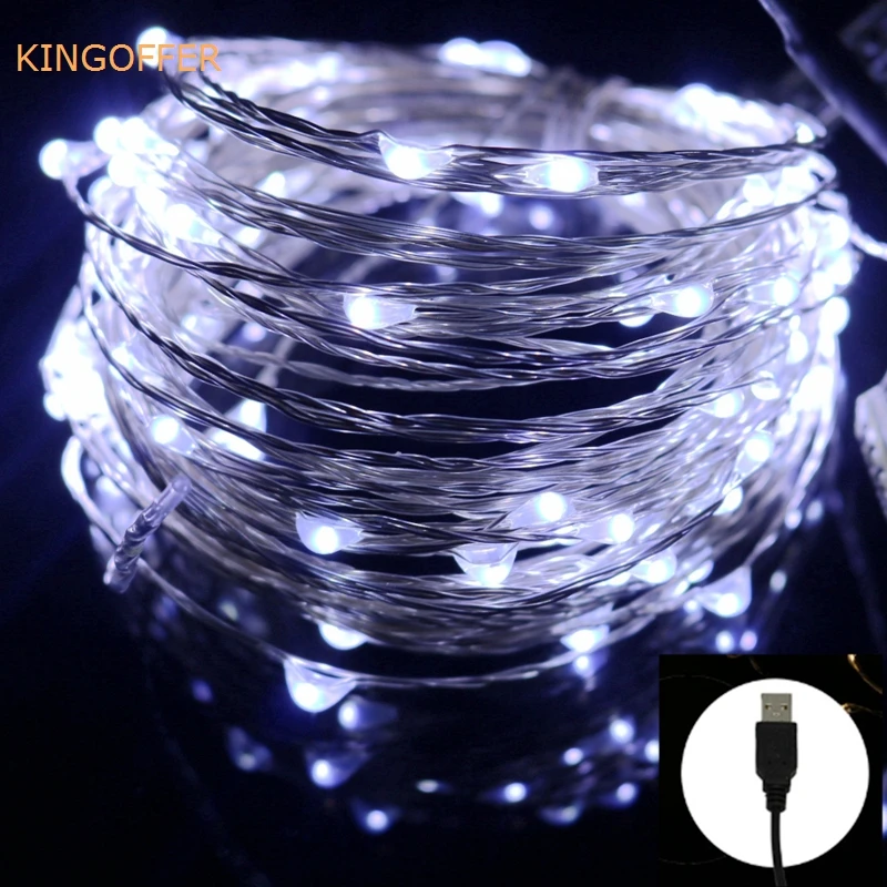 Гирлянда светодиодная уличная с USB 5/10/20/5 В|string led lights|light 10mled string lights |