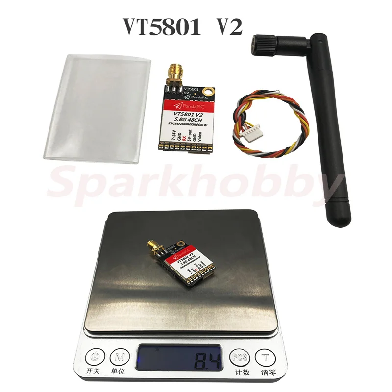 видеопередатчик pandarc vt5801 v2 vt5805 fpv 58 ггц 48