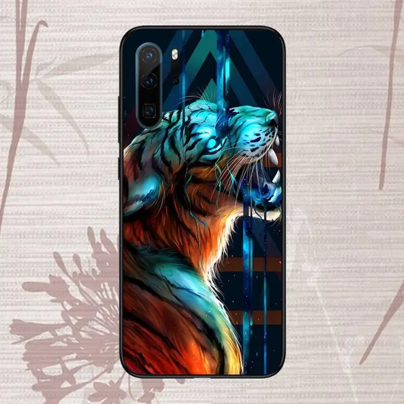 

Fashion Tiger Leopard Phone Case For Huawei P20 P30 P40 lite Pro P Smart 2019 Mate 10 20 Lite Pro Nova 5t