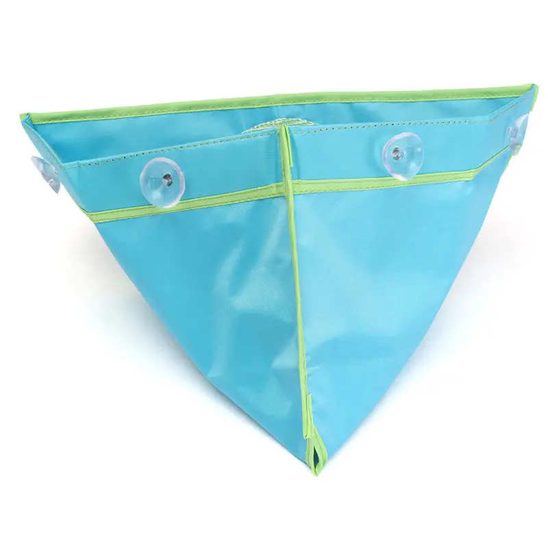 

Kids Bath Toys Organizer Storage Bag With Suction Cup Bathroom Waterproof Bathing Toys for Children Collection Hanging Wall Bag